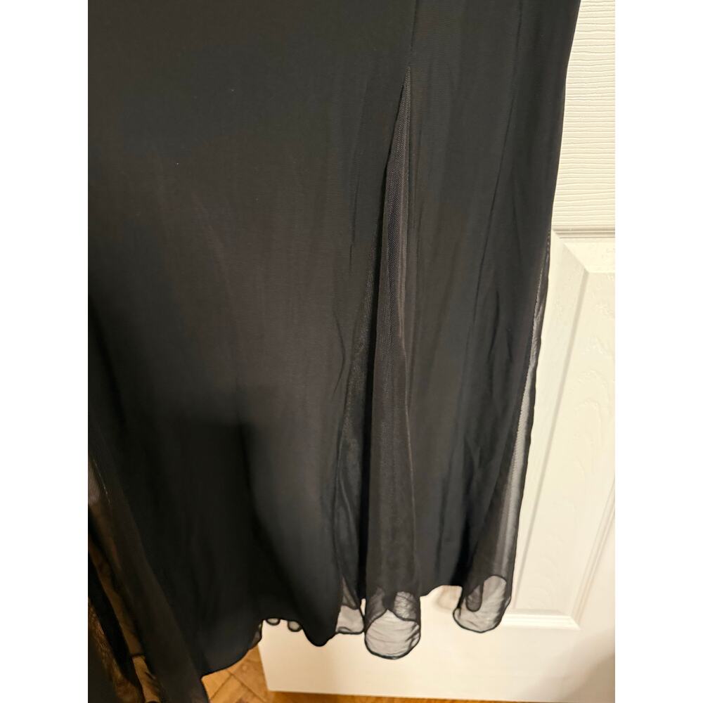 Black Long Gown Dress size 16 - Picture 5 of 9